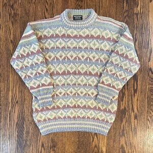 Vintage 90s Chunky Knit Wool Sweater